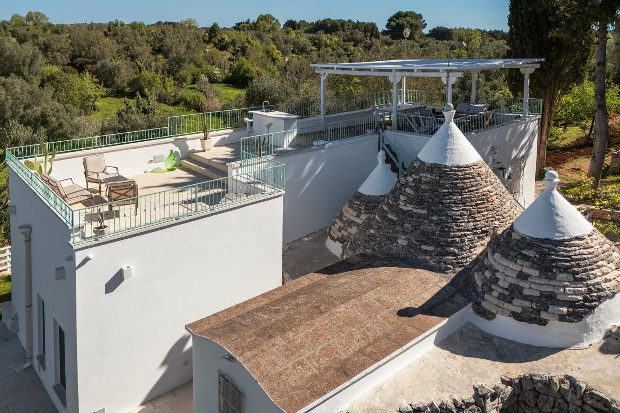 Trullo Turchese Fabiola Villa Ceglie Messapica Exteriör bild